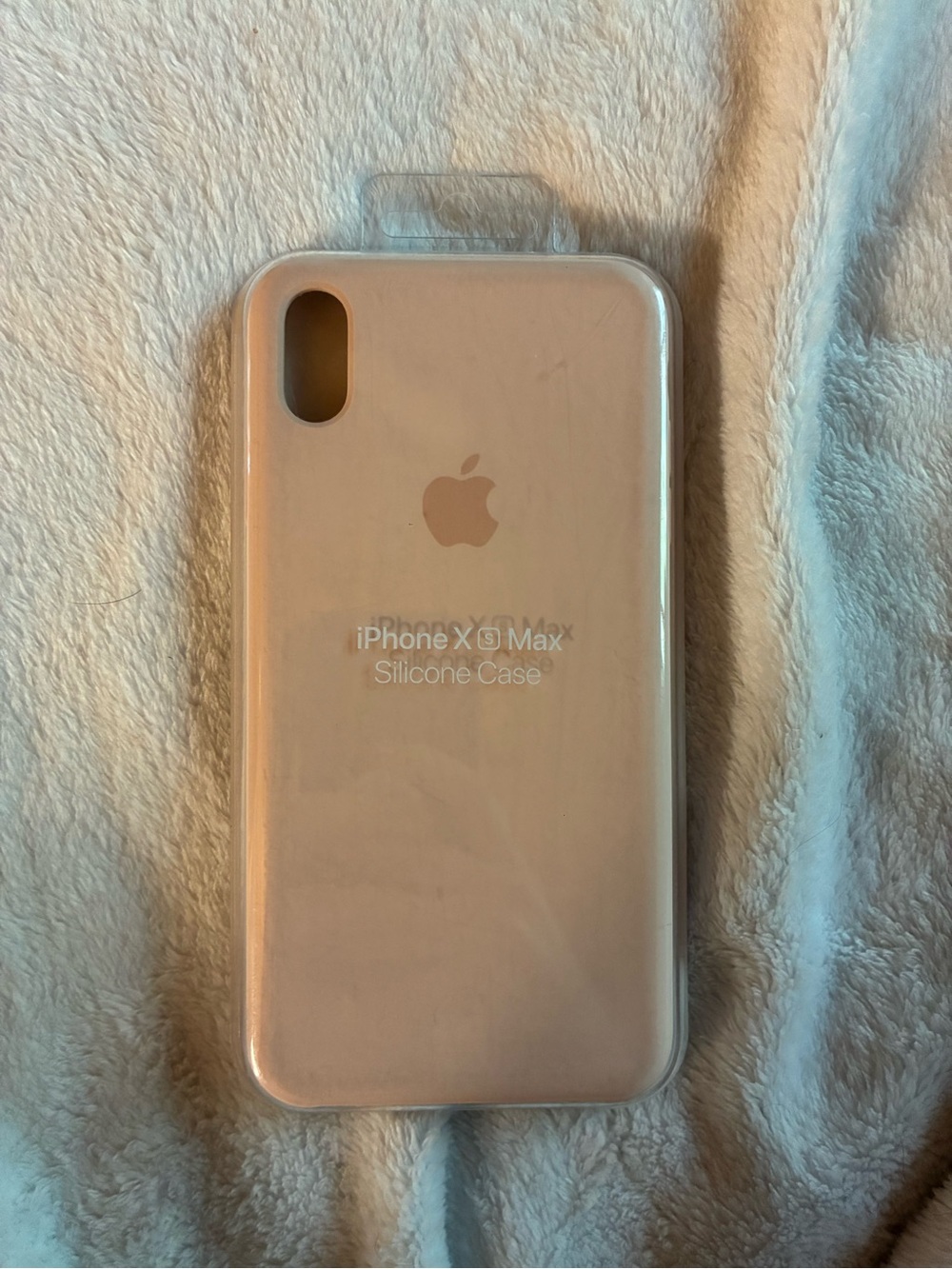 Apple iPhone XS Max Pink Silicone Case NWT